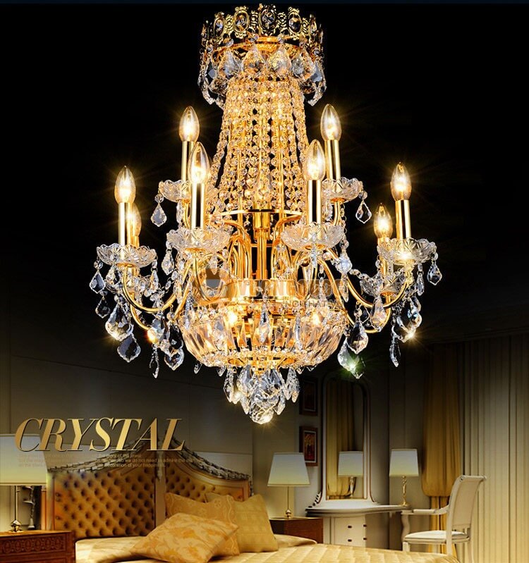 Đèn chùm pha lê phong cách châu âu CM187-7